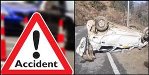 image: Horrific road accident in Chamoli  car fell into deep ditch  driver died