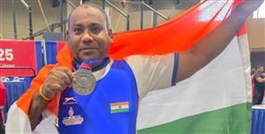 Mukesh won silver in World Police and Fire Games