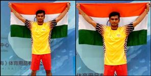 image: Manoj sarkar won gold on world para-badminton championship