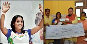 image: Vandana Kataria got 25 lakh from cm pushkar singh dhami