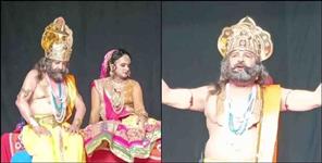 image: BJP MLA Bansidhar Bhagat playing Dashrath role in Ramlila