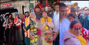 Rani Mukerji Badrinath Kedarnath Visit