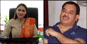 image: Harak singh rawat and anukriti rawat protest starts