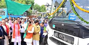 image: CM Pushkar Singh Dhami Started 112 Buses