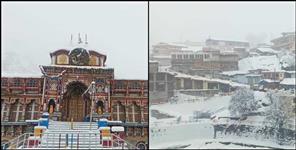 image: Beautiful Images of Snowfall in Badrinath