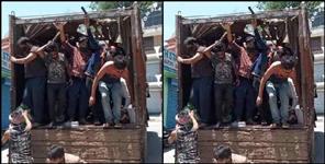 image: 68 people arrived in Rishikesh by truck amid lockdown