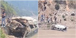 image: Road Accident On Badrinath Highway in Rudraprayag