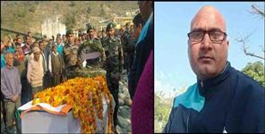 image: Rudraprayag Havildar Kuldeep Bhandari Martyr