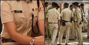 image: Misbehaviour with  female policeman in Champawat