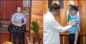 image: Squadron Leader Manisha appointed ADC to Mizoram Governor