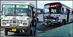 image: Delhi to Uttarakhand Bus for Migrants stranded in delhi
