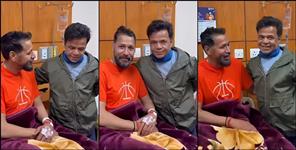 Rajpal Yadav Visits Dehradun to Meet Ailing Filmmaker Sohan Uniyal