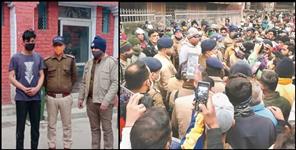image: People angry after misbehave with girl