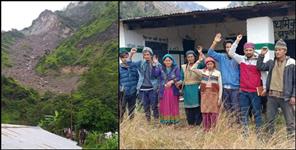 image: Fear of disaster in Jhapuli village of Pithoragarh