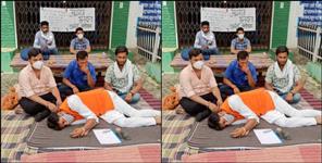 image: Students union president in amaran anshan in pithoragarh