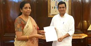 image: ANIL BALUNI MET FINANCE MINISTER NIRMALA SITHARAMAN