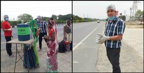 image: Coronavirus Uttarakhand:Dharmendra rawat of rudraprayag helping people
