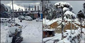 image: Latest photos of Snowfall in Uttarkashi Jaunsar