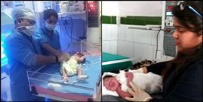 image: Newborn found in wheat field in kashipur condition critical