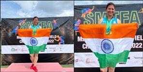image: Uttarakhand Yashoda Joshi Kandpal won medal in International Championship