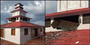 image: Thunderclap at bhauna devi mandir almora