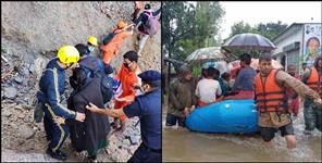 image: Indian Army saved 300 people in uttarakhand aapda