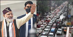 image: Traffic Diversions in Dehradun for PM Modi Visit