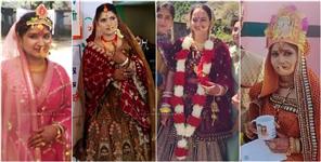 image: Pictures of many newlyweds Voting in Lok Sabha Election