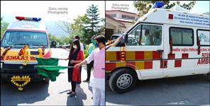 image: Ambulance fecility for rudraprayag