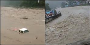 image: Mandakini river water level rises in Rudraprayag