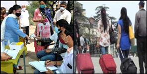 image: no coronavirus test at the border in uttarakhand