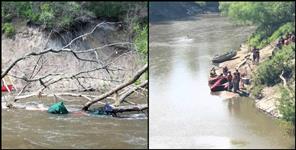 image: Girl jumped into the river in Pithoragarh
