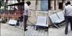 pensioner install public chairs nigam called them encroachment