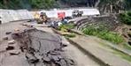 kedarnath highway rampur market landslide land subsidence danger