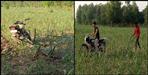 Haridwar farmer plowed seven bighas of land by bike