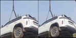 Car Falls into Ganganahar Rajwaha in Roorkee
