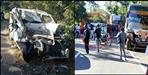 Bus car collision in Dehradun Mohand