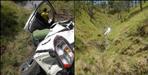 Car fell into a ditch in Nainital Bhumiyadhar