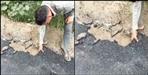 Deoband-Mangalore bad road in Roorkee