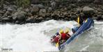 Raft overturns during Rishikesh river Rafting