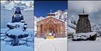 Beautiful Pictures of Snowfall in Kedarnath Dham