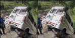 Steering failure of tempo traveler on Tilwara-Mayali-Ghansali motorway