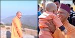 CM Yogi Adityanath with Little Yogi in Uttarakhand