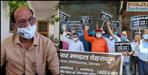 Traders protest in Dehradun