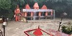 On the river boom in Tapkeshwar Mahadev Temple