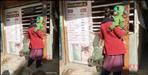 Photo of woman at liquor shop in Garhwal Satpuli goes viral