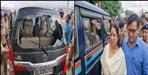 Ankita Bhandari murder case people broke the glass of MLA s car