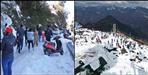 Beautiful Images of Snowfall in Mussoorie-Dhanaulti Uttarakhand