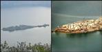 Tehri lake water level down people can see rahmehel