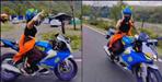 Dehradun girl bike stunt police action